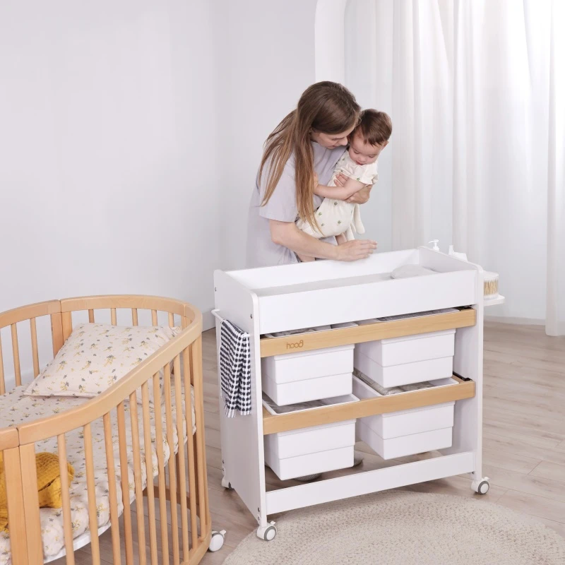 Wooden baby changing table factory producing multi-functional changing stations with side towel racks and storage drawers. Wooden baby changing table factory producing multi-functional changing stations with side towel racks and storage drawers.